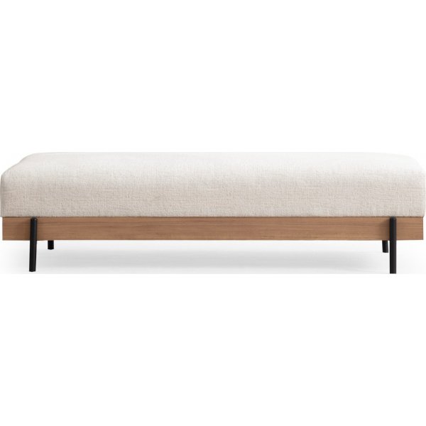 Pouf Eti - Blanc/chne