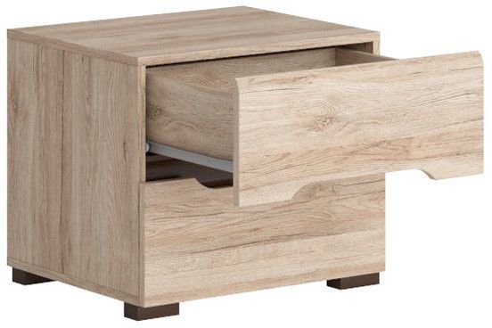 Sängbord i ekfanèr Sängbord i ekfanèr