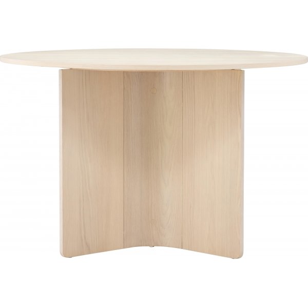 Table à manger Tyresö Ø120 cm - Blanchi Table à manger Tyresö Ø120 cm - Blanchi