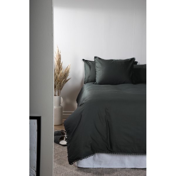Parure de lit Morten 150x200 cm - Anthracite Parure de lit Morten 150x200 cm - Anthracite