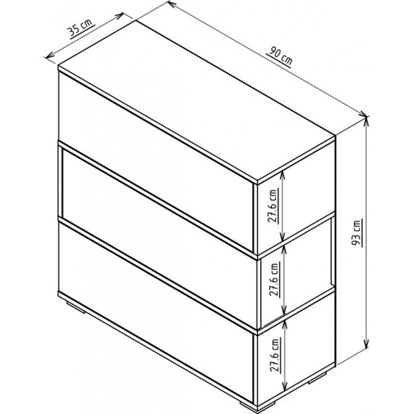 Aris skoskåp - Antracit/vit Aris skoskåp - Antracit/vit