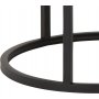 Spiro soffbord 50/80 cm - Ek/svart
