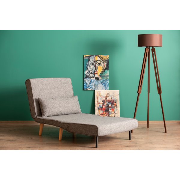 Fauteuil lit Folde - Gris clair Fauteuil lit Folde - Gris clair