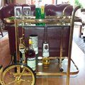 Kundbild Rochester serveringsvagn i m�ssing: Fin finich snygg vagn pryder sin...