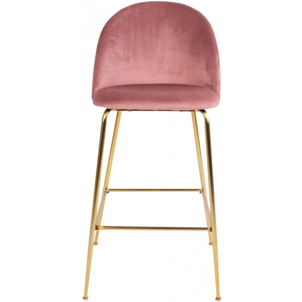 Tabouret de bar Lausanne - Rose/laiton Tabouret de bar Lausanne - Rose/laiton