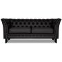 Chester Bridge 2-sits soffa - Svart PU