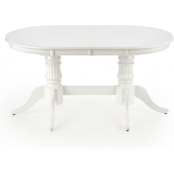 Leonardo uitschuifbare witte eettafel 90x150-190 cm