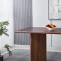 Crossby matbord 180x90 cm - Mörk brunbetsad ek Crossby matbord 180x90 cm - Mörk brunbetsad ek