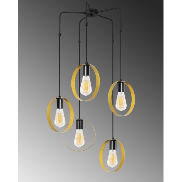 Plafonnier Haldur 4581 - Or/noir Plafonnier Haldur 4581 - Or/noir