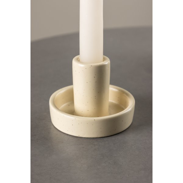 Ceco ljusstake - Beige/Svart Ceco ljusstake - Beige/Svart