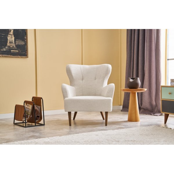 Fauteuil Karina - Crème Fauteuil Karina - Crème