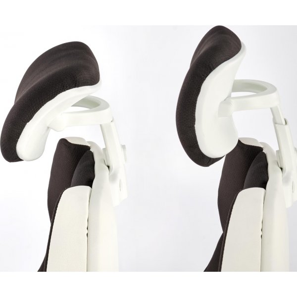 Chaise de bureau Erika - Blanc/noir Chaise de bureau Erika - Blanc/noir