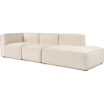 More 3-sits soffa med ppet avslut hger - Cream