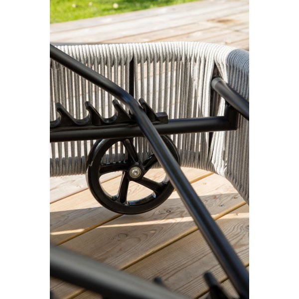 Chaise longue Virya - Noir Chaise longue Virya - Noir