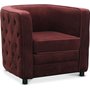 Fastland chesterfield ftlj - Vinrd (Sammet)