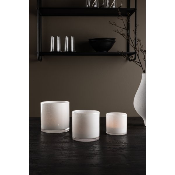Glora lykta Ø10 cm - Vit Glora lykta Ø10 cm - Vit
