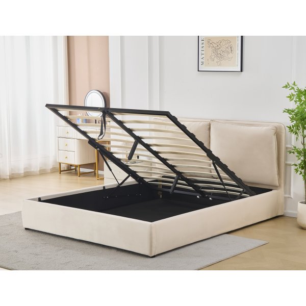 Sngram lyx 160 x 200 cm - Beige