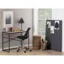 Seaford skrivbord 100 cm - Sonoma ek/svart
