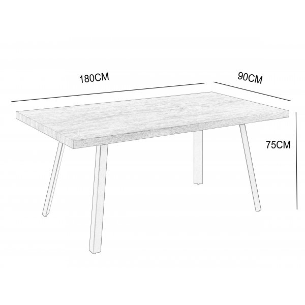 Algot matbord 180x90 cm - Ek Algot matbord 180x90 cm - Ek