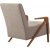 Fauteuil Larus - Gris/noyer