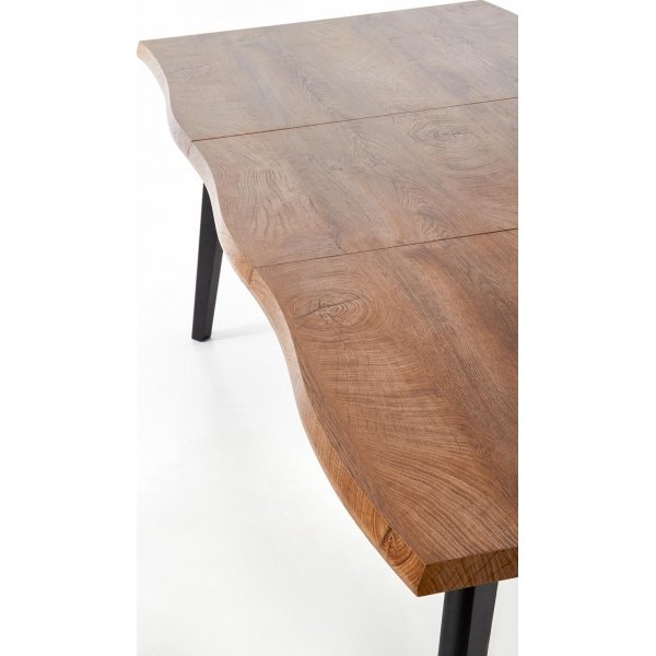 Horst matbord 120-180 x 80 cm - Ek/svart Horst matbord 120-180 x 80 cm - Ek/svart