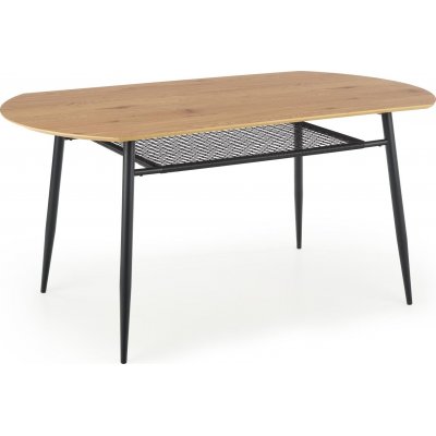 Rankin matbord 160 cm - Ek/svart