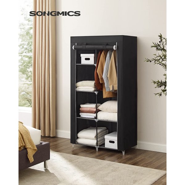 Armoire Katerina 88 x 168 cm - Noir