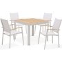 Portals matgrupp 2 - Vit/teak
