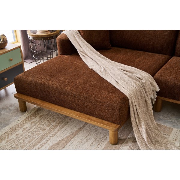 Reims divansoffa vänster - Brun Reims divansoffa vänster - Brun