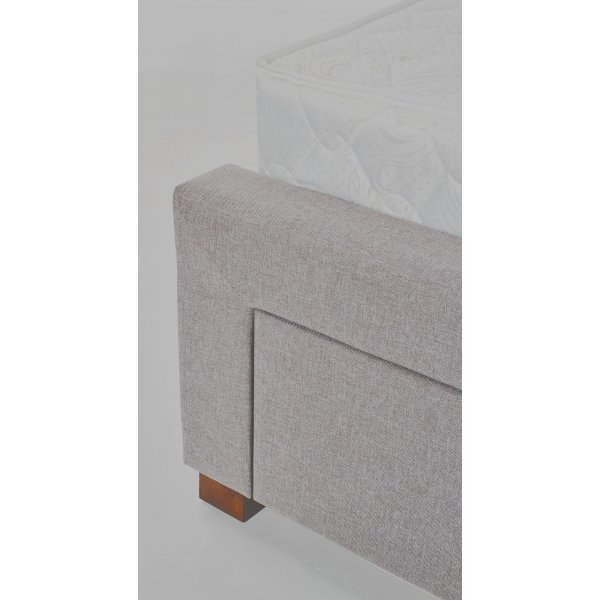 Arijana 140x200 cm grijs bedframe met opbergruimte