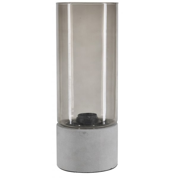 Betong bordslampa - Betong/glas