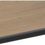 Seaford steghylla 77x138 cm - Ek/svart