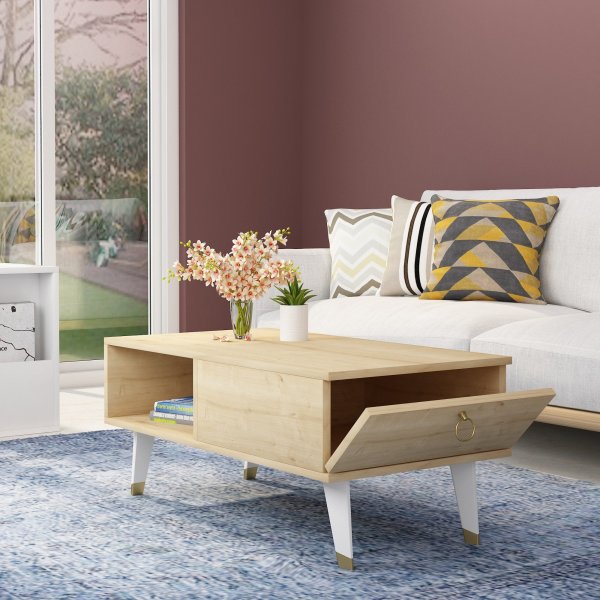 Delux soffbord 90 x 45 cm - Safir