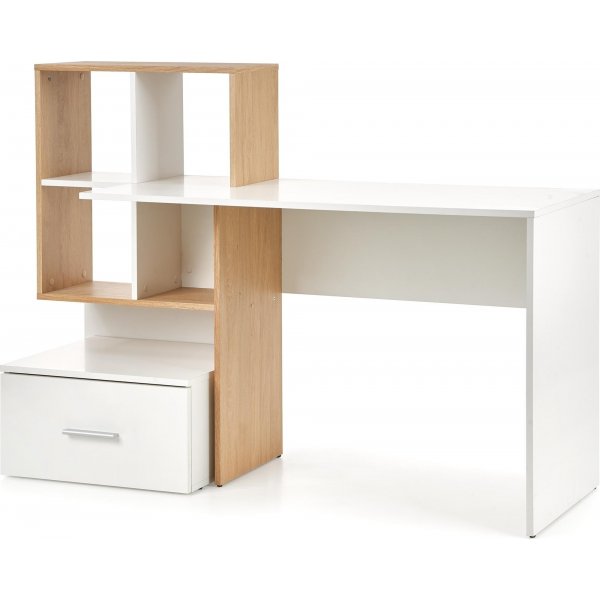 Bureau Myles 149x50 cm - Chêne/blanc Bureau Myles 149x50 cm - Chêne/blanc