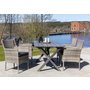 Scottsdale utematgrupp med 4 st ftljer och matbord 150 cm - Gr