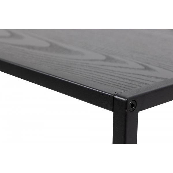 Seaford skrivbord 130 cm - Svart