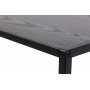 Seaford skrivbord 130 cm - Svart