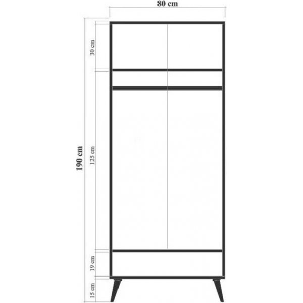 City Triangle kledingkast - Beige