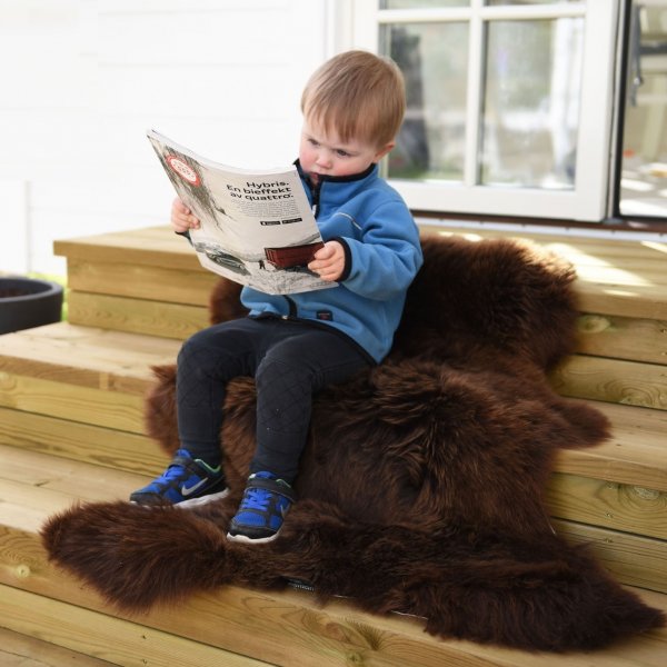 Zacht schapenvacht Bruin - 60 x 100 cm Zacht schapenvacht Bruin - 60 x 100 cm