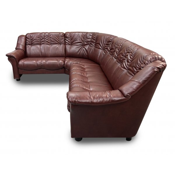 Hörnsoffa 5-sits oxblod PU - Rom Hörnsoffa 5-sits oxblod PU - Rom