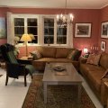 Kundbild Sandö 2,5-sits soffa - Cognac ecoläder