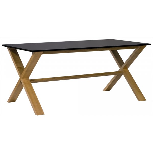 Artic matbord 140 - ek / svart