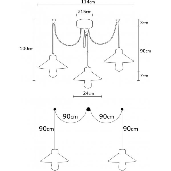 Plafonnier Magnat N-554 - Multicolore Plafonnier Magnat N-554 - Multicolore