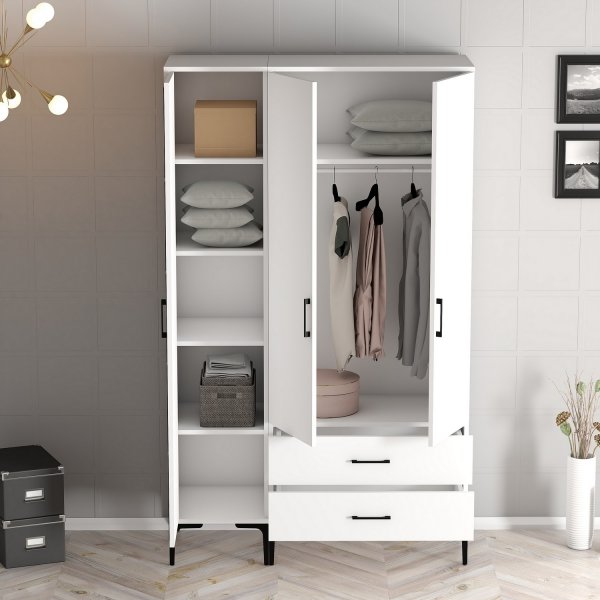 Kumsal garderob 8 Vit Kumsal garderob 8 Vit