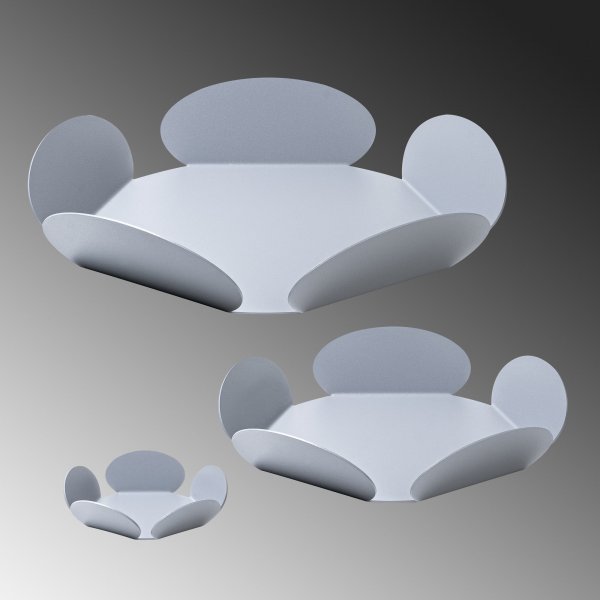 Rodos dekorationsfat - Ljusgr