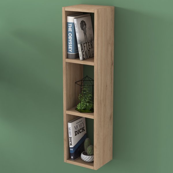 Etagère murale Edith - Noyer clair Etagère murale Edith - Noyer clair