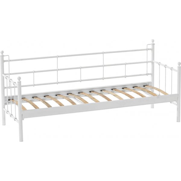 Lalas 3-sits utesoffa - Vit/grn + Flckborttagare fr mbler