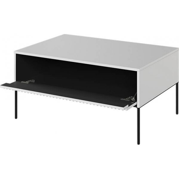 Table basse Trend - Blanc/noir Table basse Trend - Blanc/noir