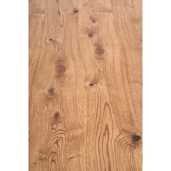 Table à manger extensible Sauber 90x160-250 cm - Chêne/noir Table à manger extensible Sauber 90x160-250 cm - Chêne/noir