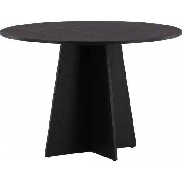 Bootcut eettafel 110 cm - Zwart